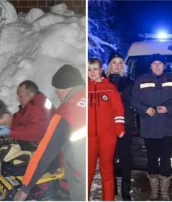 (FOTO)Naklonite se bh. herojima: Dijete na respiratoru, struje nema – Satima su išli kroz snijeg