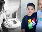(VIDEO)Hrabri dječak čija je fotografija postala viralna dok se borio s rakom sada je ozdravio i vratio se u školu