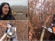 (VIDEO)Sanela je samohrana majka troje djece koja motorkom zarađuje za život