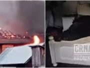 (VIDEO)Sabahudin zapalio bivšoj ženi kuću,radionu,Audi-ja i motor