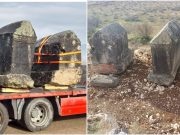 (FOTO)Skandal u Blagaju: Nekropola stećaka “Orah” ilegalno premještena, polomljen stećak!