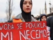 “Voda se povukla, mi nećemo”: Sarajlije na protestnoj šetnji traže odgovornost za Jablanicu