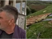 Kakvi smo to ljudi postali? Krov odletio na tuđe zemljište, komšija ne da se vrati..(VIDEO)