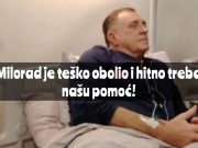 Apel dobrom narodu: Pomozimo Miloradu Dodiku da ozdravi – donirajte 2KM pozivom na otvoreni broj