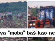 Prijateljstvo u bh. selu: Sedam traktorista pomoglo prijatelju u oranju njive(FOTO)