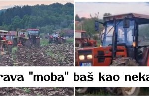 Prijateljstvo u bh. selu: Sedam traktorista pomoglo prijatelju u oranju njive(FOTO)
