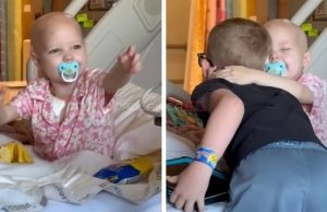 Djevojčica oboljela od raka je bila jako tužna, a bratov zagrljaj je sve promijenio(VIDEO)
