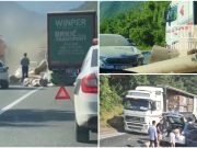 Nesreća u blizini Jablanice: Teret ispao iz kamiona, oštećeno jedno vozilo(VIDEO)