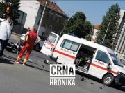 Ponovo motociklista: Zabio se sa motociklom u vozilo Hitne pomoći u bh. gradu