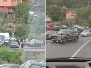 Saobraćajna nesreća između Konjica i Jablanice: Policija na terenu, uviđaj u toku(VIDEO)
