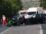 Saobraćajna nesreća na sjevernom ulazu u Mostar: Učestvovao motociklista, saobraćaj usporen(VIDEO)