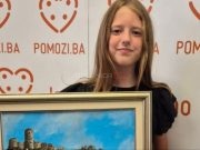Desetogodišnja Nera iz Konjica dala sliku na aukciju udruženju Pomozi.ba, a prihod ide za liječenje bolesnog djeteta