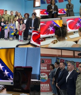 Gest za pohvalu: Turska vojna misija finansirala otvaranje multifunkcionalne učionice u Jablanici(FOTO)