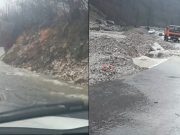 Pogledajte haotično stanje na “saniranom” dijelu ceste Jablanica – Blidinje(VIDEO)