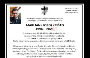 Bio je omiljen među svima: Prijatelji se opraštaju od Marijana Krište, mladog vojnika i člana čitateljskog kluba