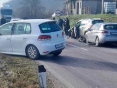 Saobraćajna nesreća u bh. gradu: Sudarila se četiri automobila, više osoba povrijeđeno