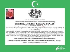 Preselio cijenjeni hadži ef. Duran Bandić, dugogodišnji imam džamije u Umoljanima: “Bio je primjer kako se vjera živi, a ne samo govori..”