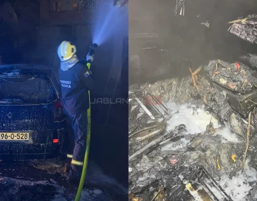 Drama u Jablanici: Stanari čuli da je nešto puklo, automobil u potpunosti izgorio, vatrogasci spriječili veću katastrofu