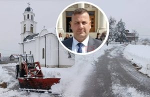Ibro na Badnji dan očistio snijeg ispred crkve: „Dvorišta džamija i crkvi čistim besplatno, od srca“