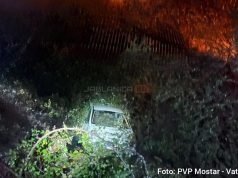 Vozilo sletjelo s ceste kod Mostara: Intervencija mostarskih vatrogasaca u ranim jutarnjim satima(FOTO)