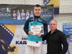 Poželimo mu puno sreće: Laris Bešić, prvi bh. karatista s autizmom koja ima crni pojas i ide na Svjetsko prvenstvo