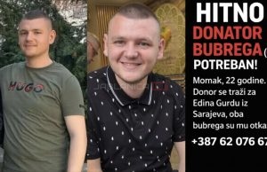 Majka mu dala bubreg ali transplatacija nije uspjela: 22-godišnjem Edinu iz Sarajeva otkazala oba bubrega, hitno treba pomoć dobrih ljudi