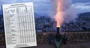 Ramazanska vaktija 2026: Objavljeno kada su sehuri i iftari, te na koji datum padaju Bajrami