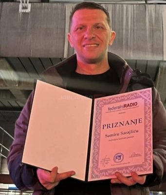 Veliko priznanje za Jablaničanina: Samir Sarajlić najbolji kazivač poezije u 2025. godini