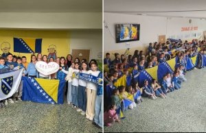Naša zlatna djeca, mali Zmajevi: Učenici iz Konjica pretvorili školu u boje domovine i poslali snažnu poruku pred utakmicu BiH!(FOTO)