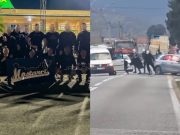 Detalji napada u Mostaru: Navijači Zrinjskog brutalno napali navijače Veleža na putu za Wales, gorio automobil ,oduzeli im obilježja?(VIDEO)