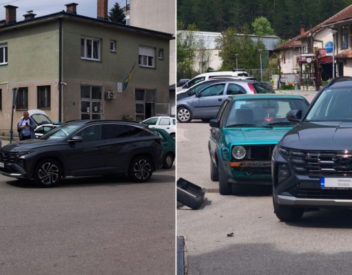 Saobraćajna nezgoda u Jablanici: Dva vozila se sudarila, policija obavlja uviđaj