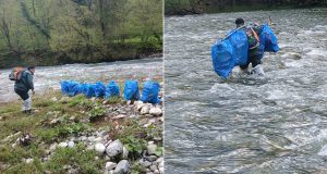 Vrijedna ekipa dobrih ljudi besplatno čisti prirodu u BiH, očistili kilometre rijeke: “Sredili smo rijeku za uživanje, bit ćemo jako ljuti ako je ne ostavite kako ste je zatekli!”(FOTO)
