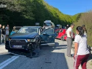 Objavljeni detalji teške saobraćajne nesreće na M-17 kod Konjica: Jedna osoba zadobila teške povrede, saobraćaj bio potpuno obustavljen(FOTO)