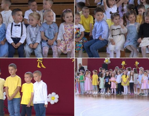 Emotivna priredba u Jablanici: Mališani iz obdaništa “Pčelica” svečano ispraćeni u školske klupe – “Vrtić ću pamtiti po drugarima..”