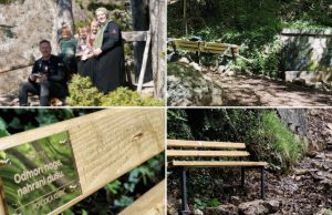 Predivna priča sa Prenja: Porodica Kevrić iz Jablanice uredila odmaralište i postavila klupu kod izvora na putu ka Hajdučkim vratima(FOTO)