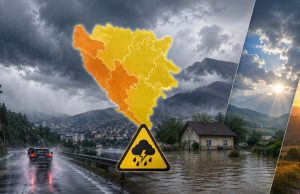 Meteorolozi upalili alarme u BiH, upozorenja za moguće poplave: Pročitajte i prognozu do utorka