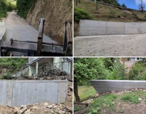 Jablanica ulaže u sigurnost i infrastrukturu: Sanirani put prema Zakomu, klizišta u Ostrošcu i regulisan potok u Glodnici (FOTO)