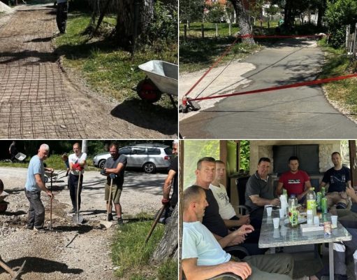 Mještani Tošćanice pokazali kako se voli svoje selo: Vlastitim sredstvima obnovili dio lokalnog puta i još jednom dokazali snagu zajedništva(FOTO)