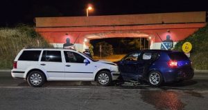 Teška nesreća na M-17 kod Mostara: U sudaru Golfa i BMW-a jedna osoba zadobila teške povrede(FOTO)