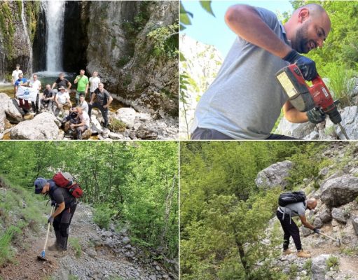 Uređena staza do izvora rijeke Drežanke: Vrijedni planinari iz Drežnice otvorili put do jednog od najljepših prirodnih bisera Hercegovine!(FOTO)