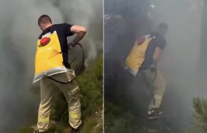 Nakon velikog požara kod Jablanice: Vatrogasci gasili preostale panjeve, požarište pod stalnim nadzorom drona