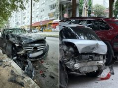 Teška nesreća u Hercegovini: Mercedes udario u niz parkiranih vozila, oštećeno čak sedam automobila (FOTO)