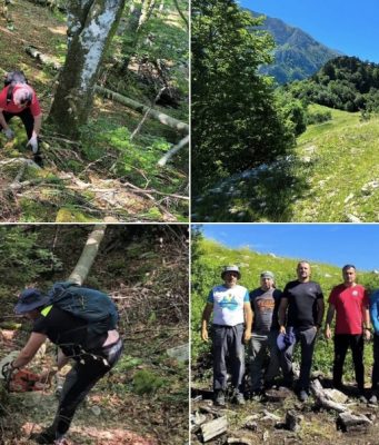 PD „Prenj – Glogošnica 1979“ ponovo za primjer: Uredili više od 10 kilometara planinarske staze na Prenju uoči marša „Putem spasa“