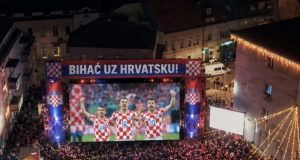 Zagreb podržao Zmajeve, Bihać uzvraća podršku komšijama: U srijedu organizovano gledanje utakmice Hrvatske na SP