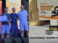 Općina Jablanica osvojila prvo mjesto na „BH Telecom Business Run“: Jasmina Maksumić među najbržim trkačicama večeri(FOTO)