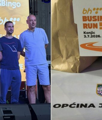 Općina Jablanica osvojila prvo mjesto na „BH Telecom Business Run“: Jasmina Maksumić među najbržim trkačicama večeri(FOTO)