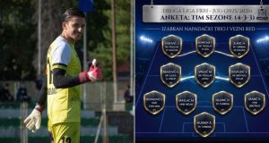 Priznanje za sjajnu sezonu: Amar Husrep izabran za najboljeg golmana Druge lige FBiH – Jug