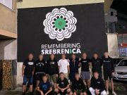 Poslali snažnu poruku sjećanja: Članovi BHFanaticosa iz Jablanice vlastitim sredstvima izradili mural posvećen Srebrenici(FOTO)