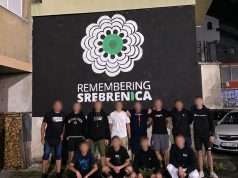 Poslali snažnu poruku sjećanja: Članovi BHFanaticosa iz Jablanice vlastitim sredstvima izradili mural posvećen Srebrenici(FOTO)