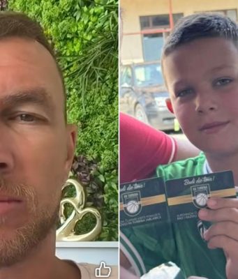 Kapiten velikog srca: Edin Džeko čestitao rođendan dječaku iz Jablanice koji je u poplavama ostao bez roditelja(VIDEO)